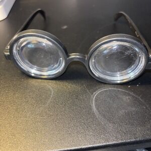 Nerd‎ Spec Glasses plastic costume round thick intellectual look lenses 3815